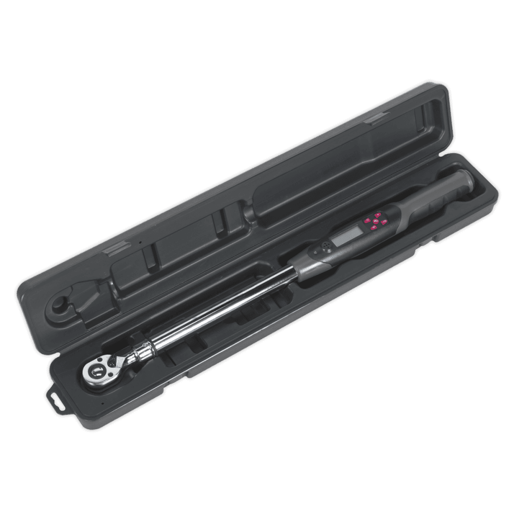 Sealey Angle Torque Wrench Digital 1/2"Sq Drive 20-200Nm Model No-STW306