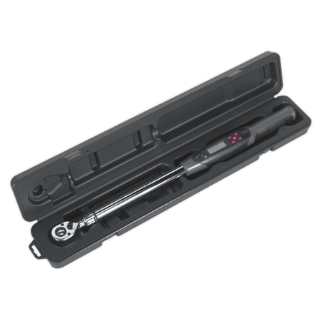 Sealey Angle Torque Wrench Digital 1/2"Sq Drive 20-200Nm Model No-STW306