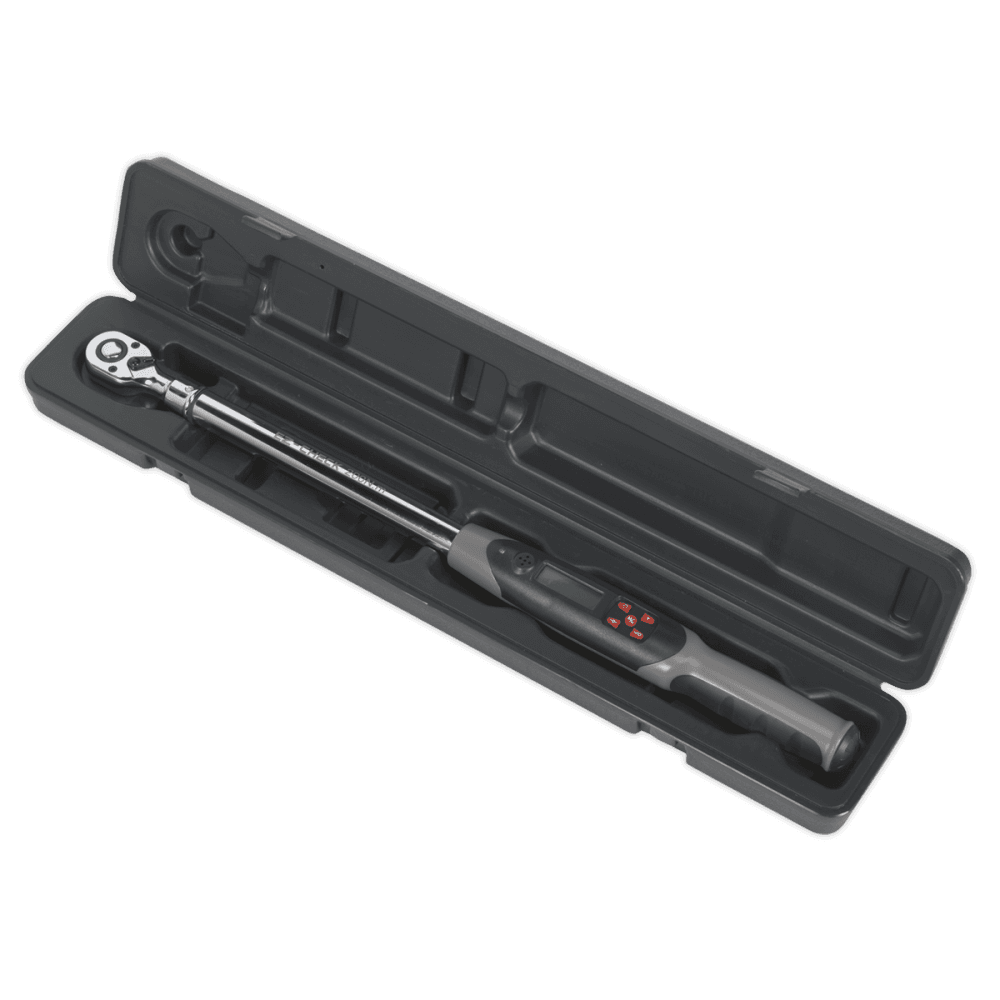 Sealey Angle Torque Wrench Digital 1/2"Sq Drive 20-200Nm Model No-STW306