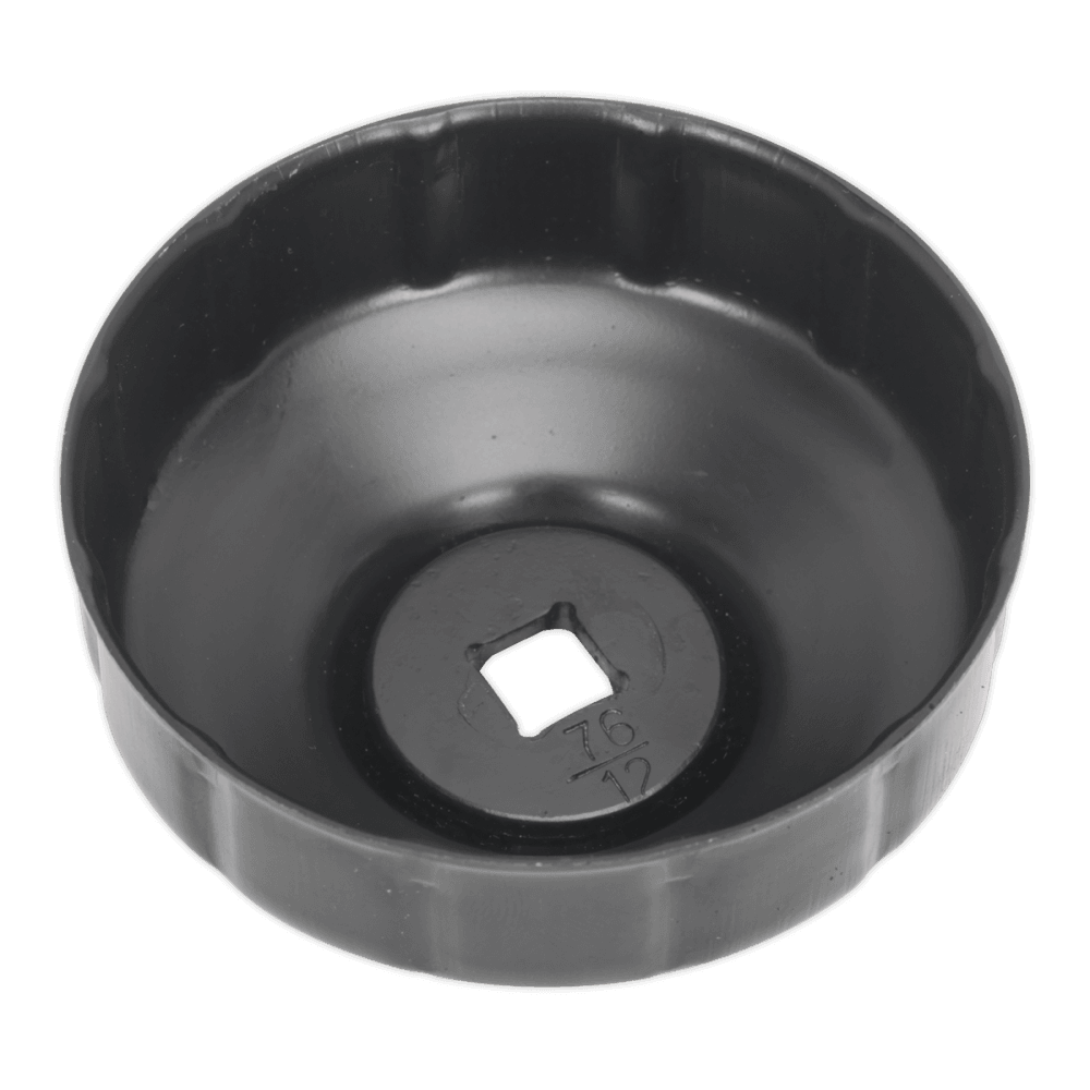 Sealey Oil Filter Cap Wrench 76mm x 12 Flutes Model No-VS7006.V2-07