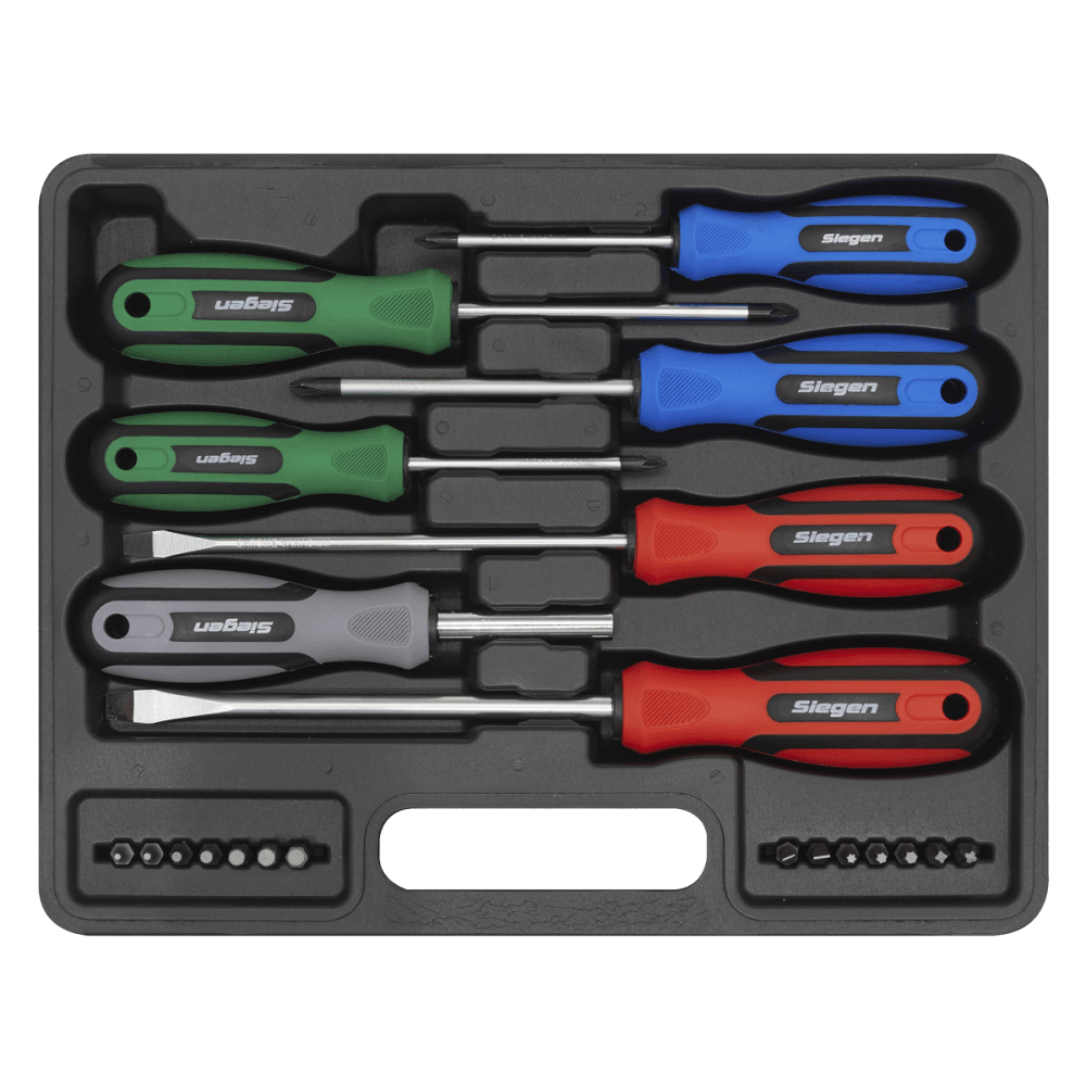 Sealey Screwdriver Set 21pc with Carry-Case Model No-S0923