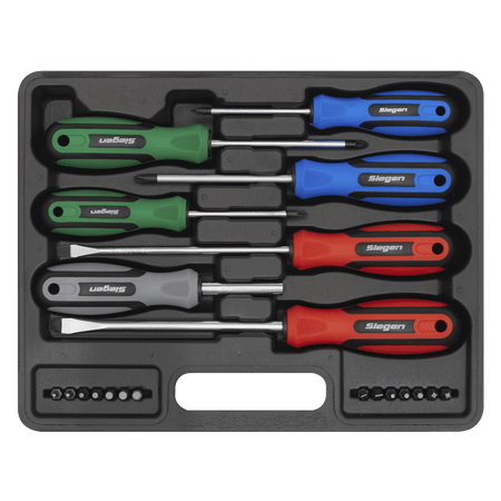 Sealey Screwdriver Set 21pc with Carry-Case Model No-S0923