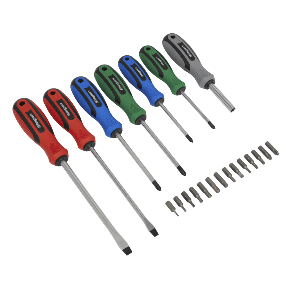 Sealey Screwdriver Set 21pc with Carry-Case Model No-S0923