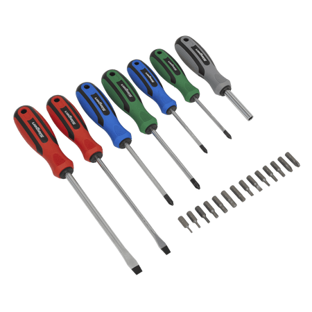 Sealey Screwdriver Set 21pc with Carry-Case Model No-S0923