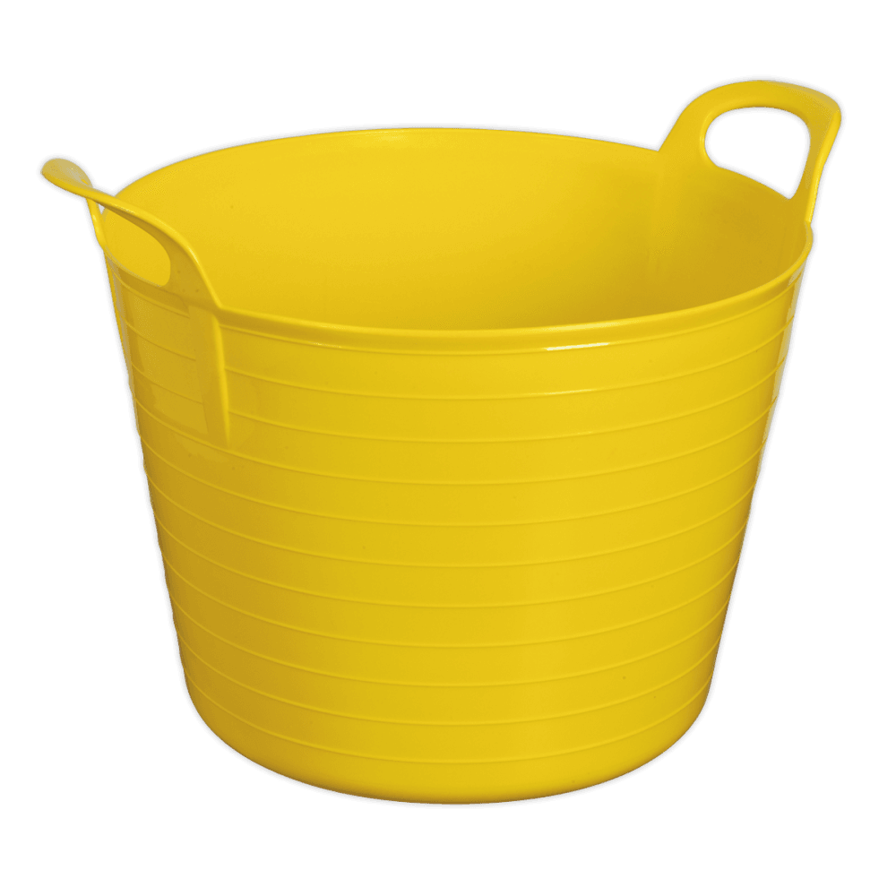 Sealey Heavy-Duty Flexi Tub 40ltr - Yellow Model No-SFT40Y