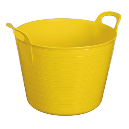 Sealey Heavy-Duty Flexi Tub 40ltr - Yellow Model No-SFT40Y