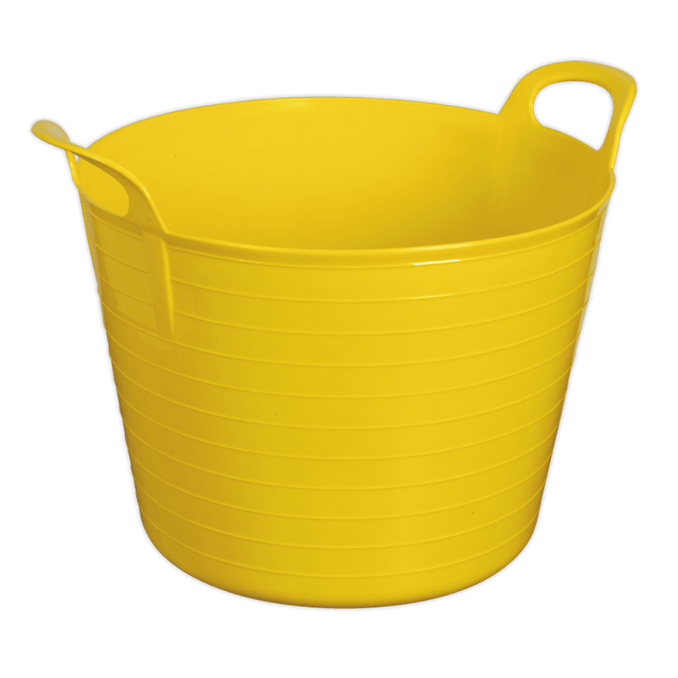 Sealey Heavy-Duty Flexi Tub 40ltr - Yellow Model No-SFT40Y