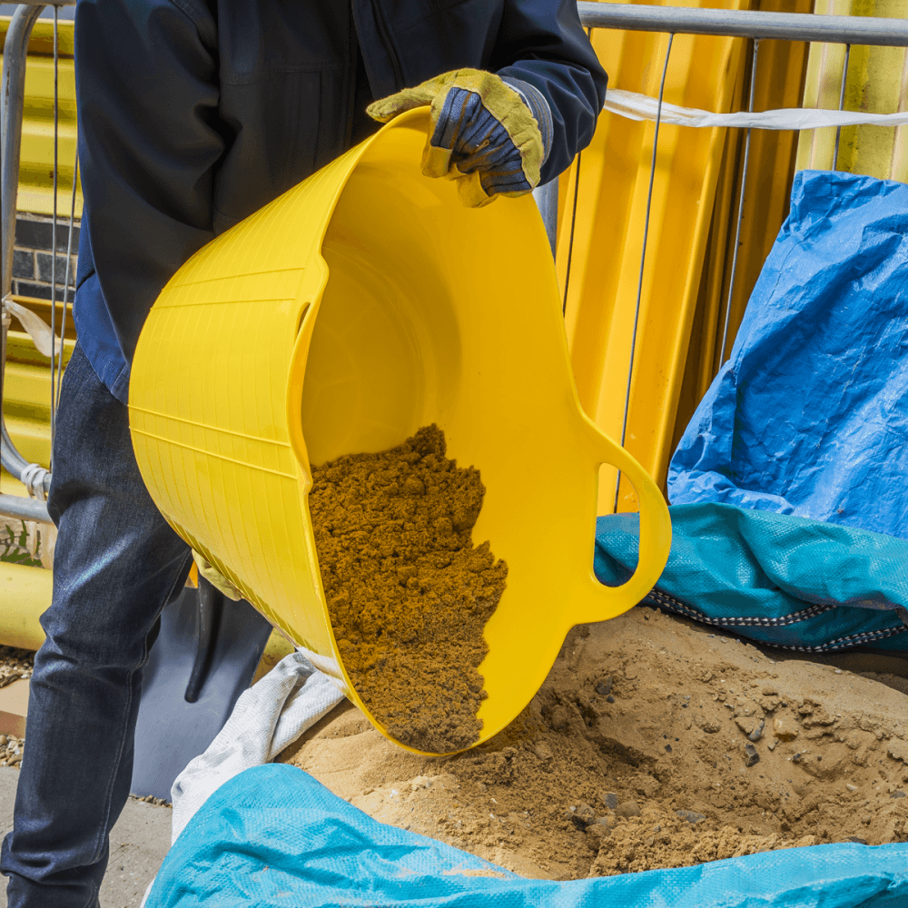 Sealey Heavy-Duty Flexi Tub 40ltr - Yellow Model No-SFT40Y