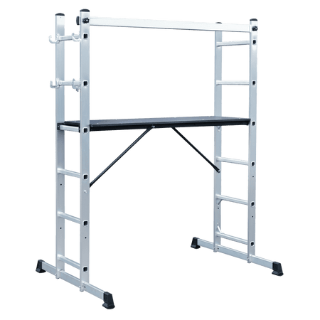 Sealey Aluminium Scaffold Ladder 4-Way EN 131 Model No-ASCL2
