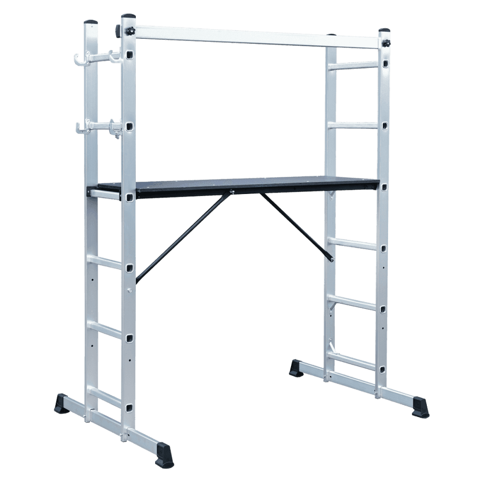 Sealey Aluminium Scaffold Ladder 4-Way EN 131 Model No-ASCL2