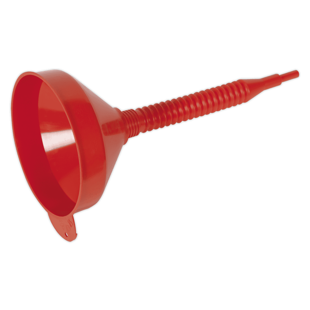 Sealey Flexi-Spout Funnel Medium 200mm with Filter Model No-F2F
