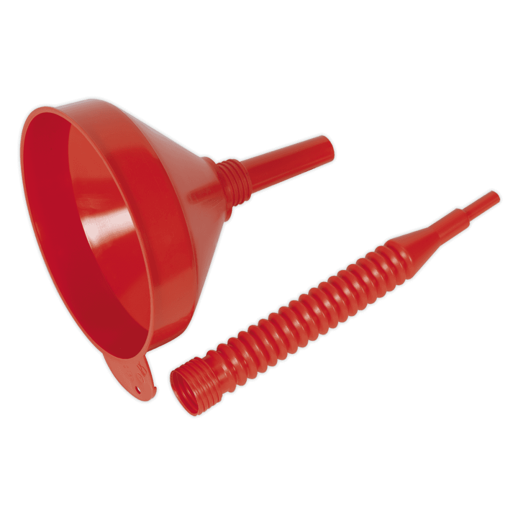 Sealey Flexi-Spout Funnel Medium 200mm with Filter Model No-F2F