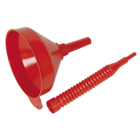 Sealey Flexi-Spout Funnel Medium 200mm with Filter Model No-F2F