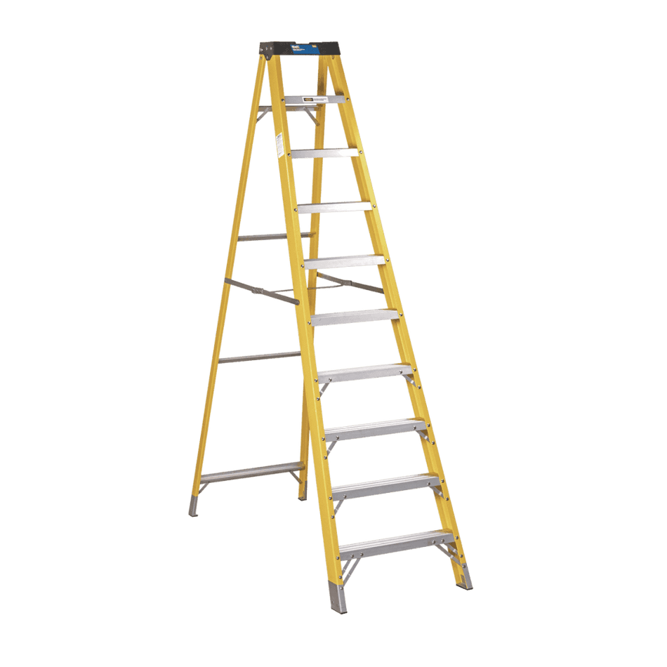 Sealey Fibreglass Step Ladder 9-Tread EN 131 Model No-FSL10