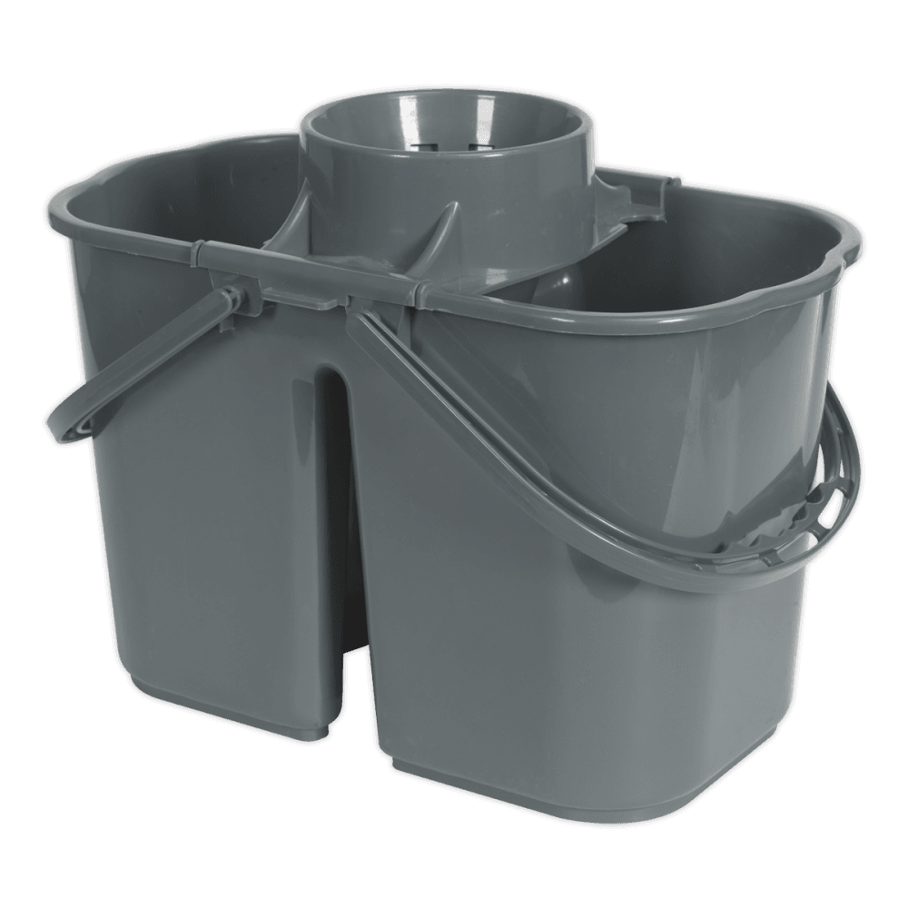 Sealey Mop Bucket 15ltr - 2 Compartment Model No-BM07