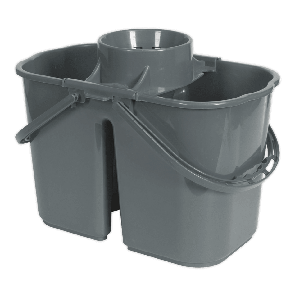 Sealey Mop Bucket 15ltr - 2 Compartment Model No-BM07