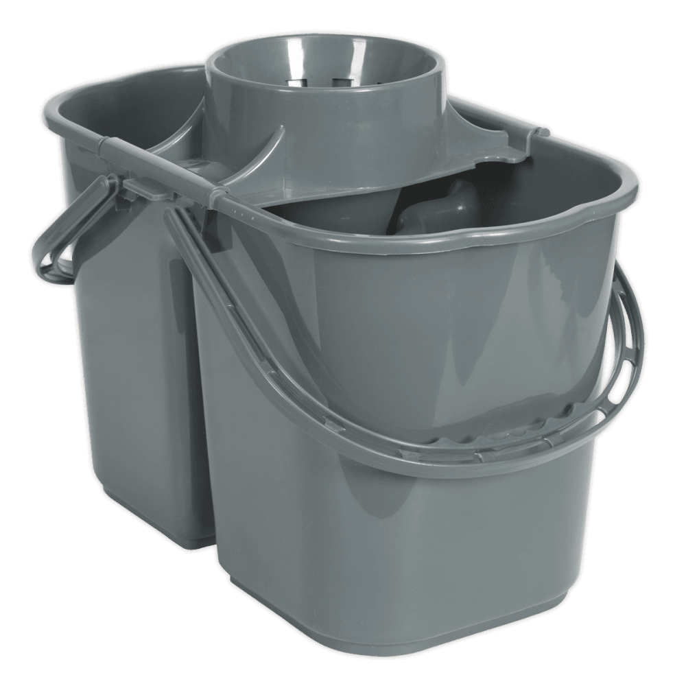 Sealey Mop Bucket 15ltr - 2 Compartment Model No-BM07