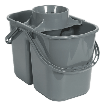 Sealey Mop Bucket 15ltr - 2 Compartment Model No-BM07