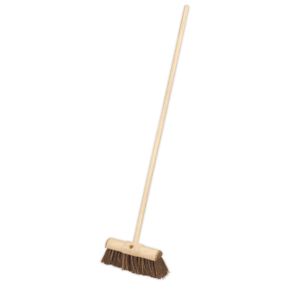 Sealey Broom 13"(325mm) Stiff/Hard Bristle Model No-BM13HX