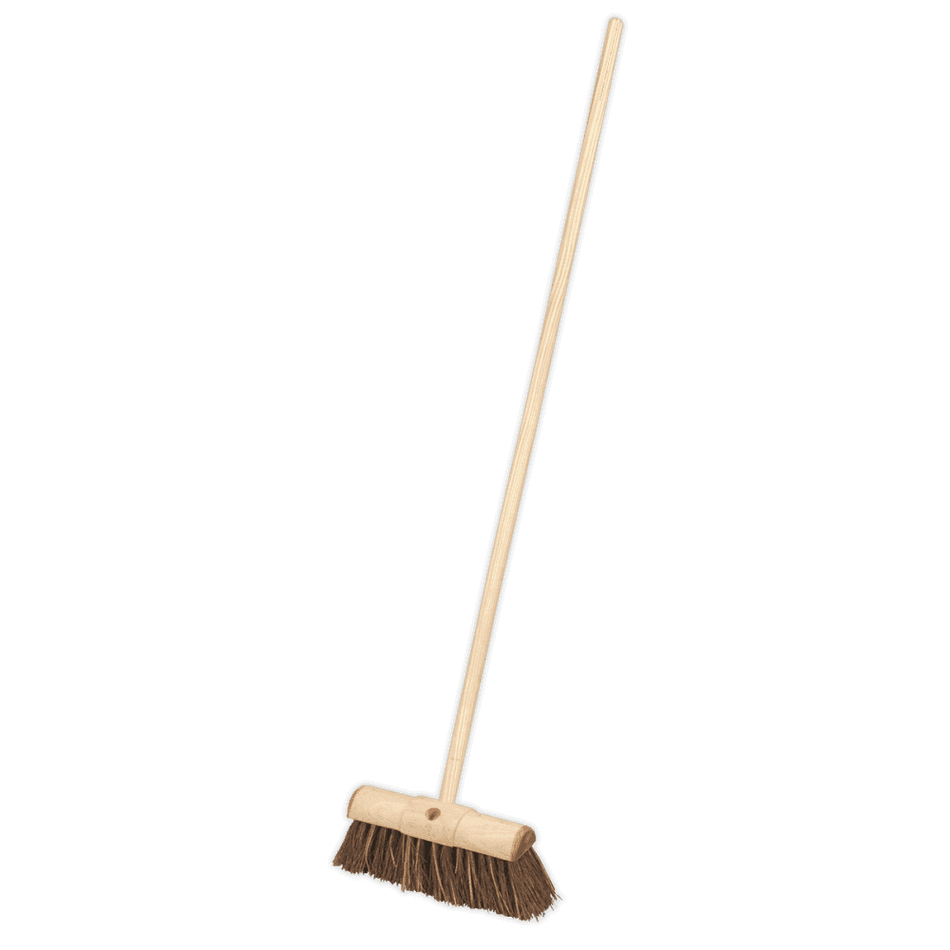 Sealey Broom 13"(325mm) Stiff/Hard Bristle Model No-BM13HX