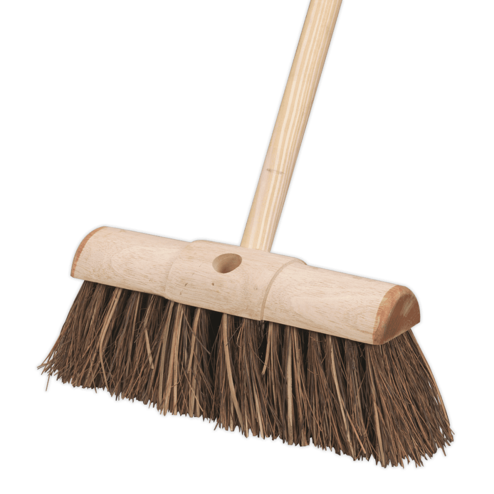 Sealey Broom 13"(325mm) Stiff/Hard Bristle Model No-BM13HX