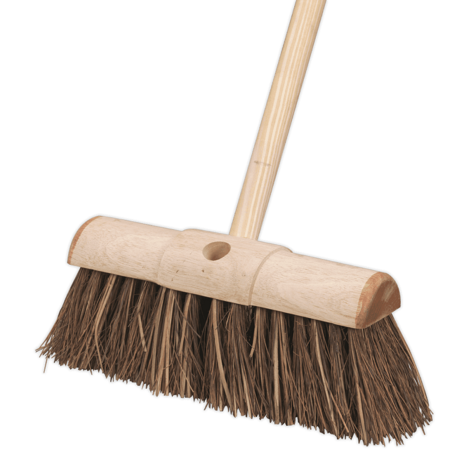 Sealey Broom 13"(325mm) Stiff/Hard Bristle Model No-BM13HX