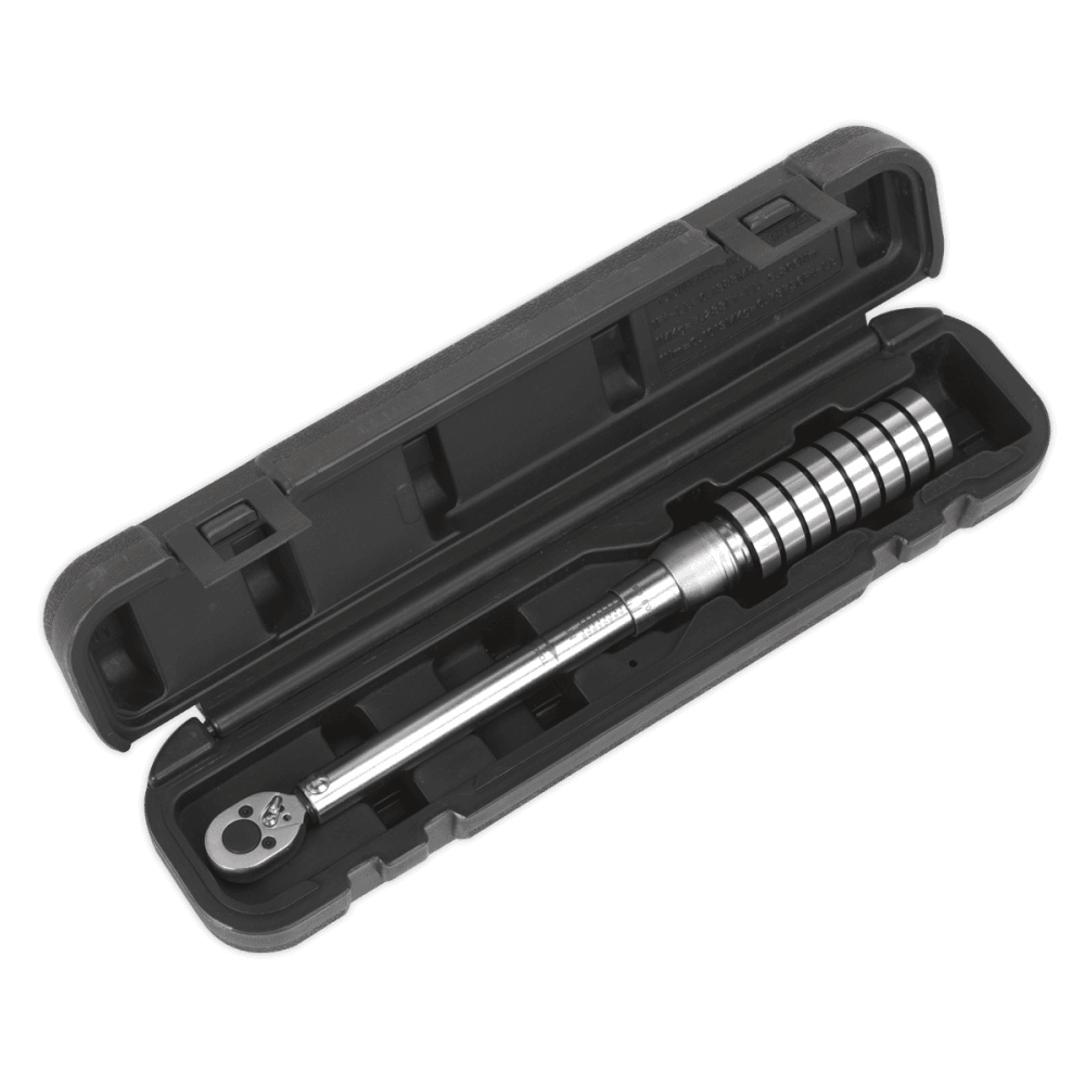 Sealey Torque Wrench Micrometer Style 1/4"Sq Drive 4-20Nm/2.9-14.8lb.ft Model No-STW701