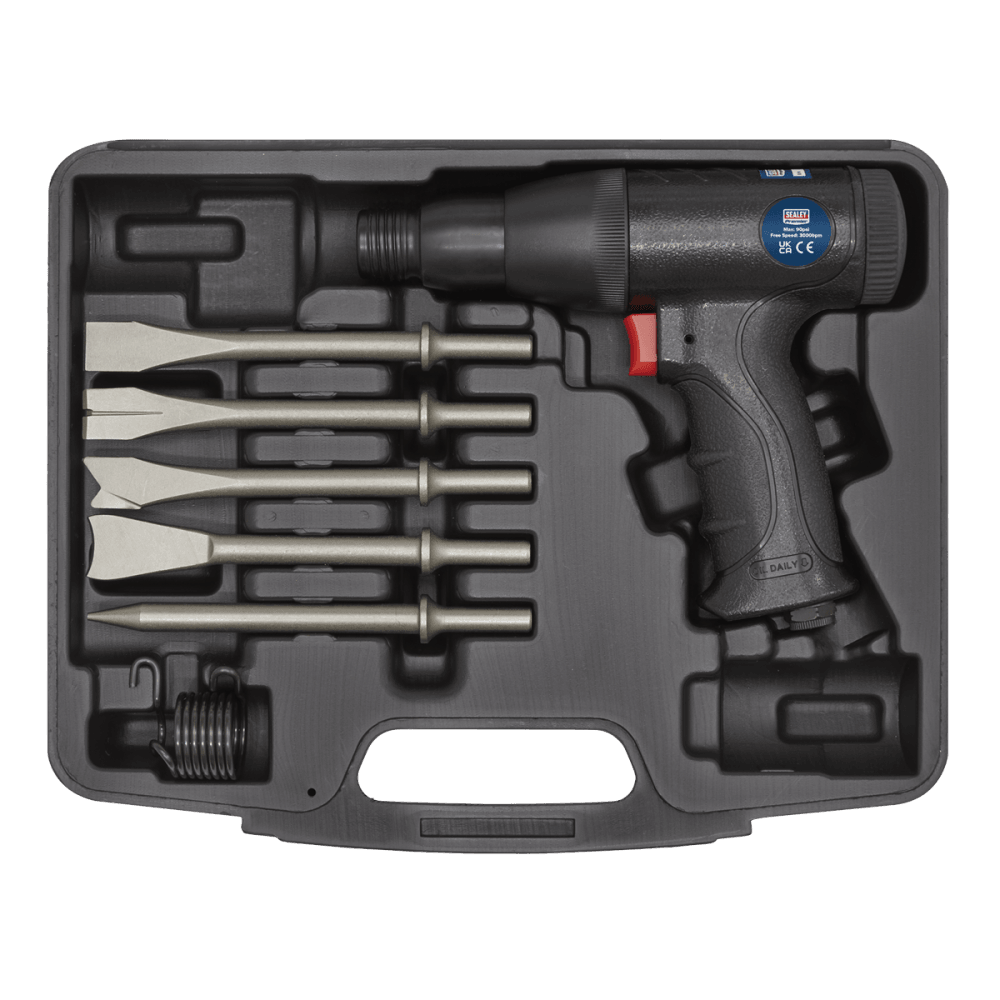 Sealey Air Hammer Kit Composite Premier - Long Stroke Model No-SA614