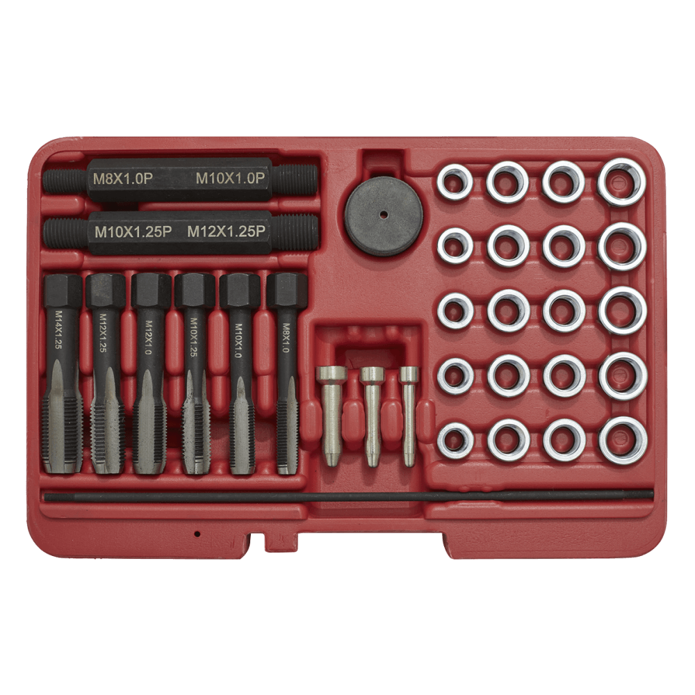 Sealey Glow Plug Thread Repair Set 33pc Model No-VS311