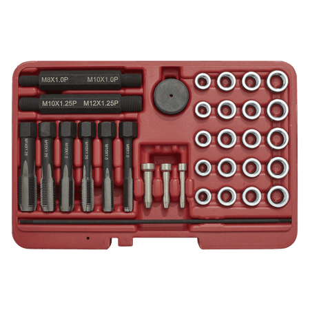 Sealey Glow Plug Thread Repair Set 33pc Model No-VS311