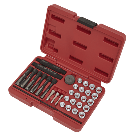 Sealey Glow Plug Thread Repair Set 33pc Model No-VS311