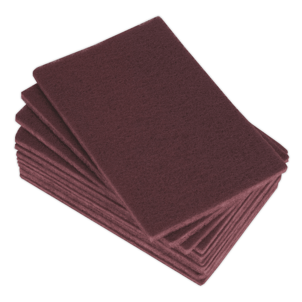 Sealey Hand Pads 150 x 230mm Medium Pack of 10 Model No-HP1523M