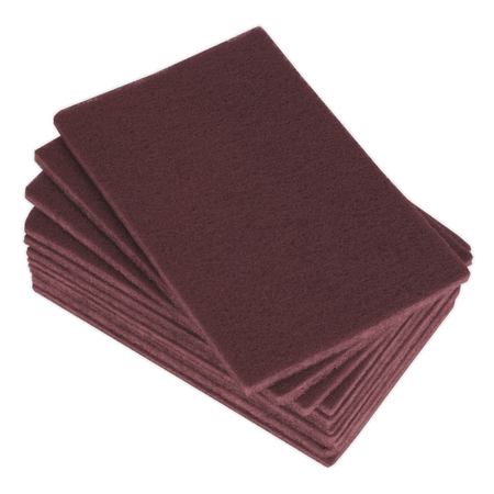 Sealey Hand Pads 150 x 230mm Medium Pack of 10 Model No-HP1523M
