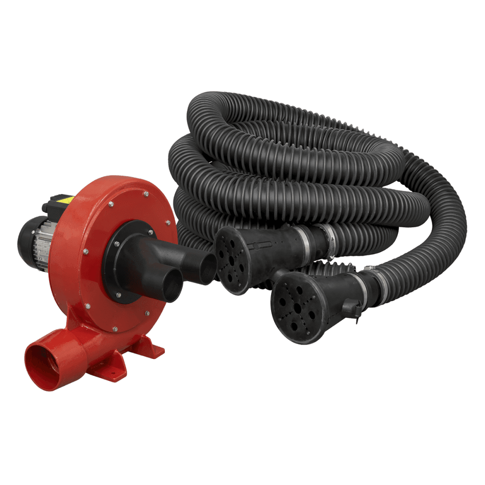 Sealey Exhaust Fume Extraction System 230V - 370W - Twin Duct Model No-EFS102