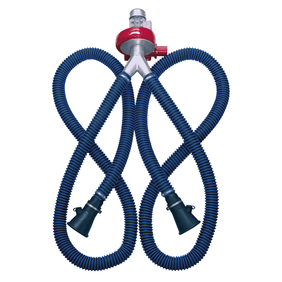 Sealey Exhaust Fume Extraction System 230V - 370W - Twin Duct Model No-EFS102