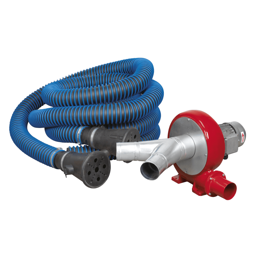 Sealey Exhaust Fume Extraction System 230V - 370W - Twin Duct Model No-EFS102