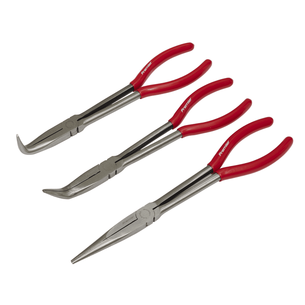 Sealey Needle Nose Pliers Set 3pc 280mm Model No-AK8568