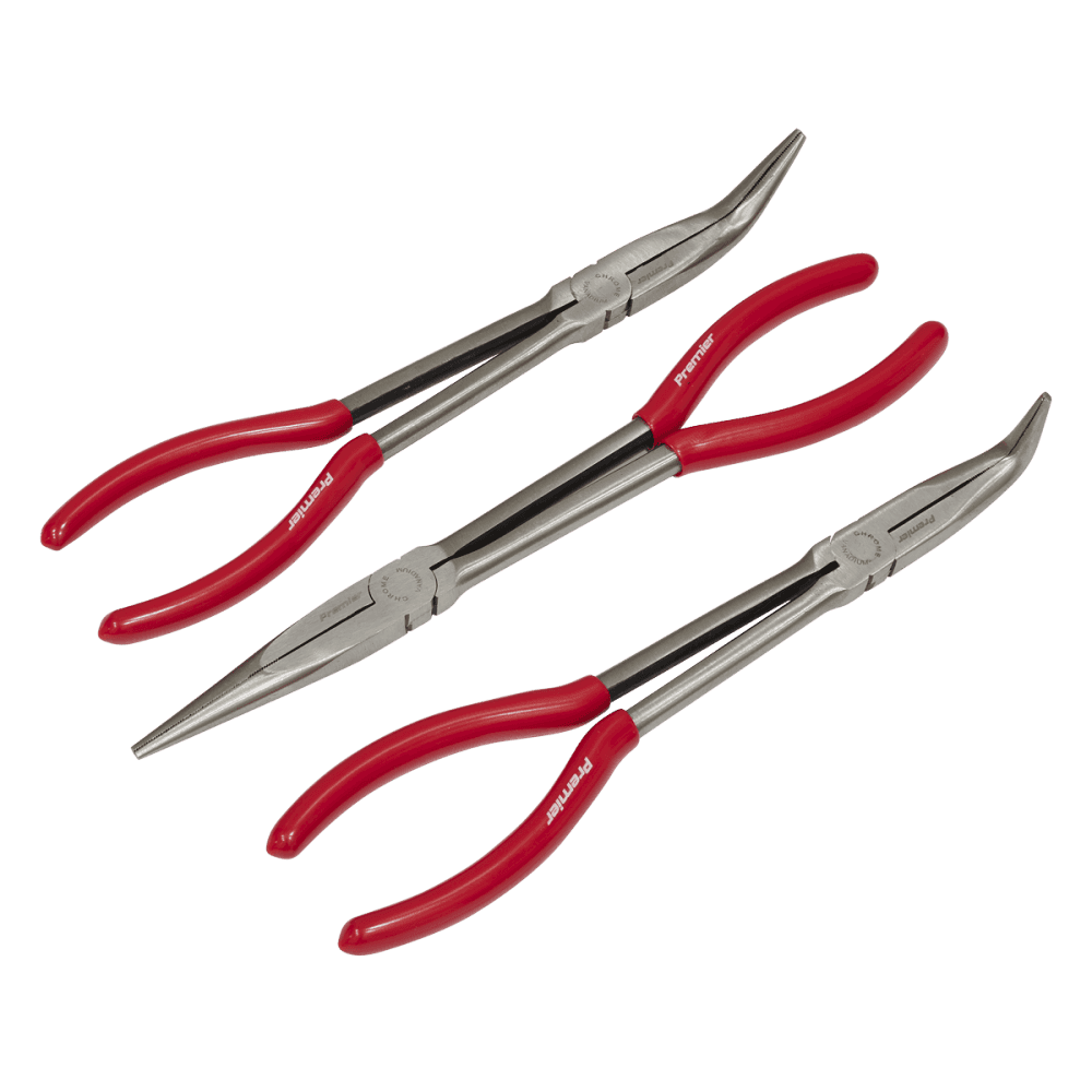 Sealey Needle Nose Pliers Set 3pc 280mm Model No-AK8568