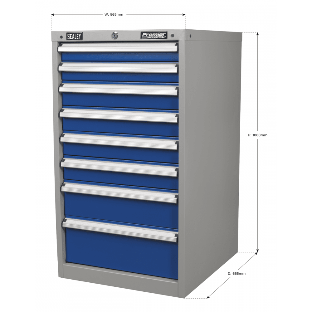 Sealey Industrial Cabinet 8 Drawer Model No-API5658