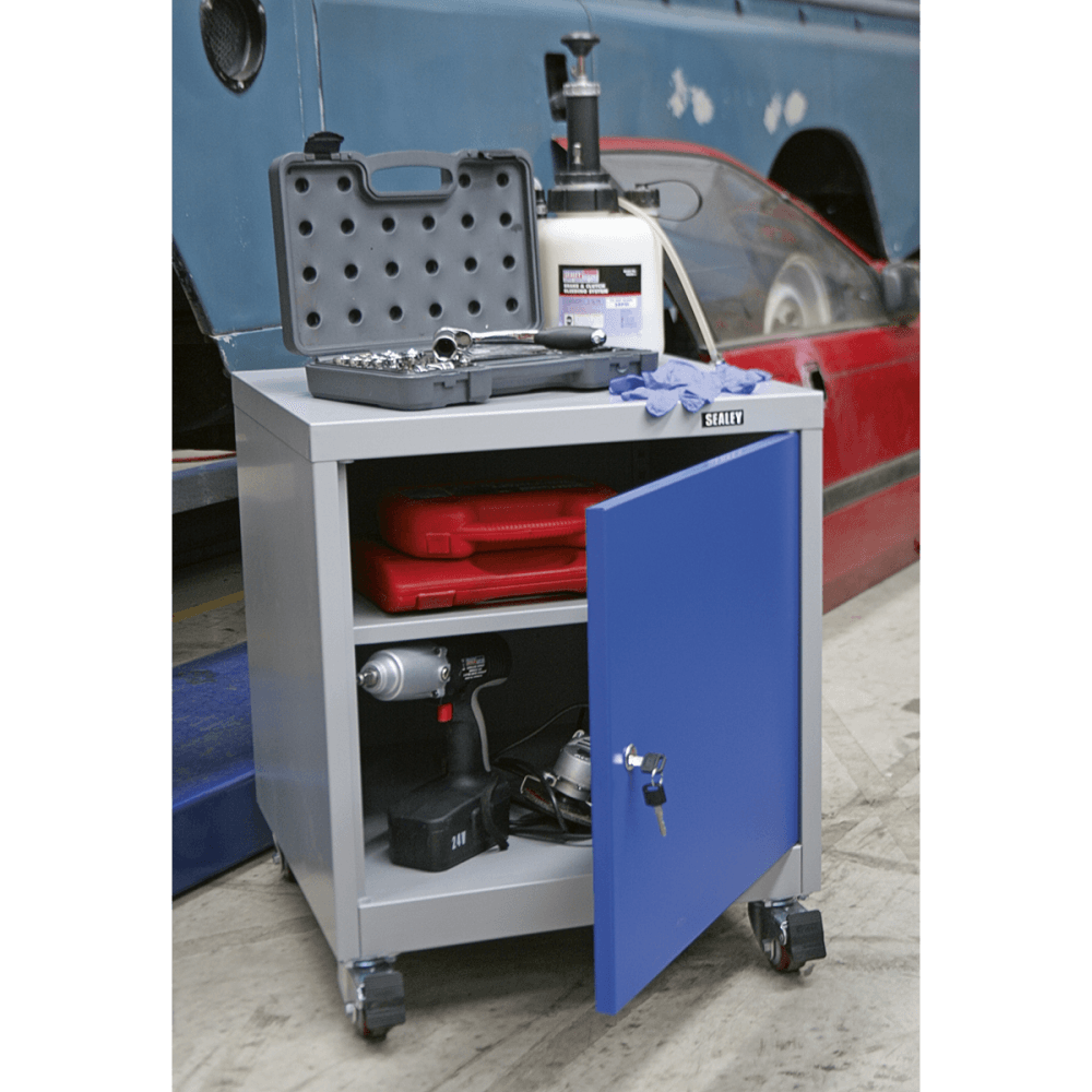 Sealey Mobile Industrial Cabinet 1 Shelf Locker Model No-API5659