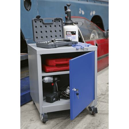 Sealey Mobile Industrial Cabinet 1 Shelf Locker Model No-API5659