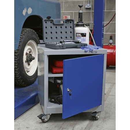 Sealey Mobile Industrial Cabinet 1 Shelf Locker Model No-API5659