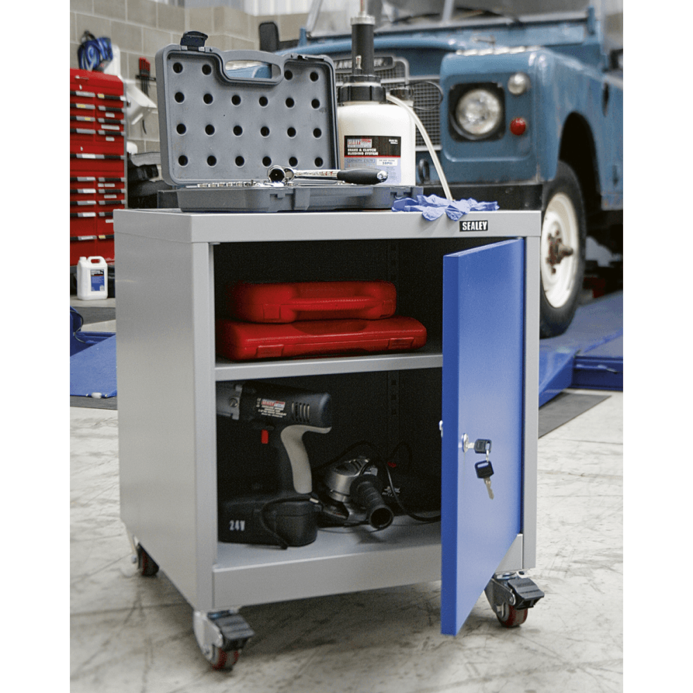 Sealey Mobile Industrial Cabinet 1 Shelf Locker Model No-API5659