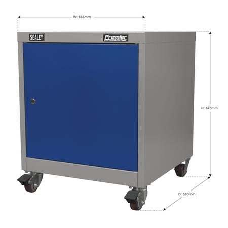 Sealey Mobile Industrial Cabinet 1 Shelf Locker Model No-API5659