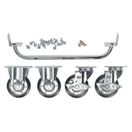 Sealey Industrial Handle & Wheel Kit for 565mm Cabinets Model No-API565KIT