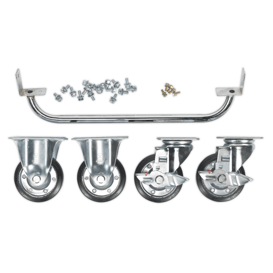 Sealey Industrial Handle & Wheel Kit for 565mm Cabinets Model No-API565KIT