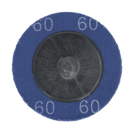 Sealey Quick Change Sanding Disc 50mm 60Grit Pack of 10 Model No-PTCQC5060