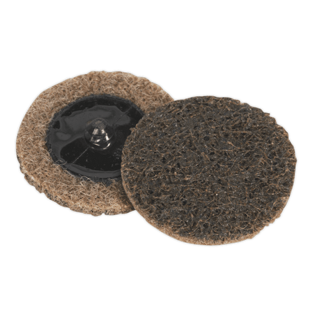 Sealey Quick Change Preparation Pad 50mm Coarse Pack of 10 Model No-PTCQC50C
