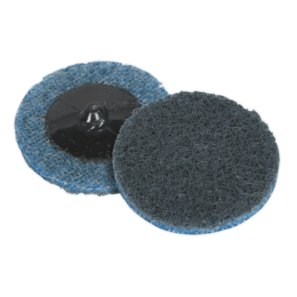 Sealey Quick Change Preparation Pad 50mm Fine Pack of 10 Model No-PTCQC50F