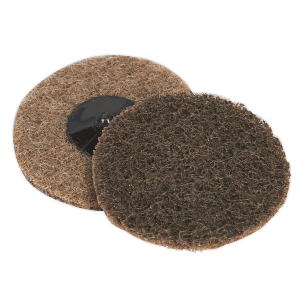 Sealey Quick Change Preparation Pad 75mm Coarse Pack of 10 Model No-PTCQC75C